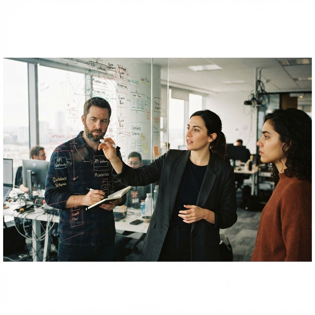 Connected AI and infrastructure systems in operation